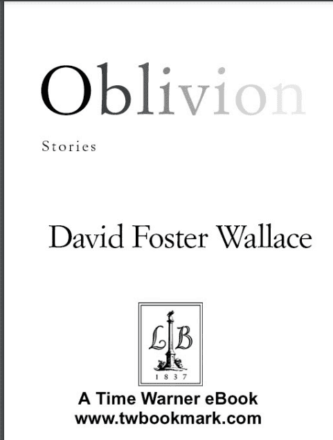 Oblivion PDF